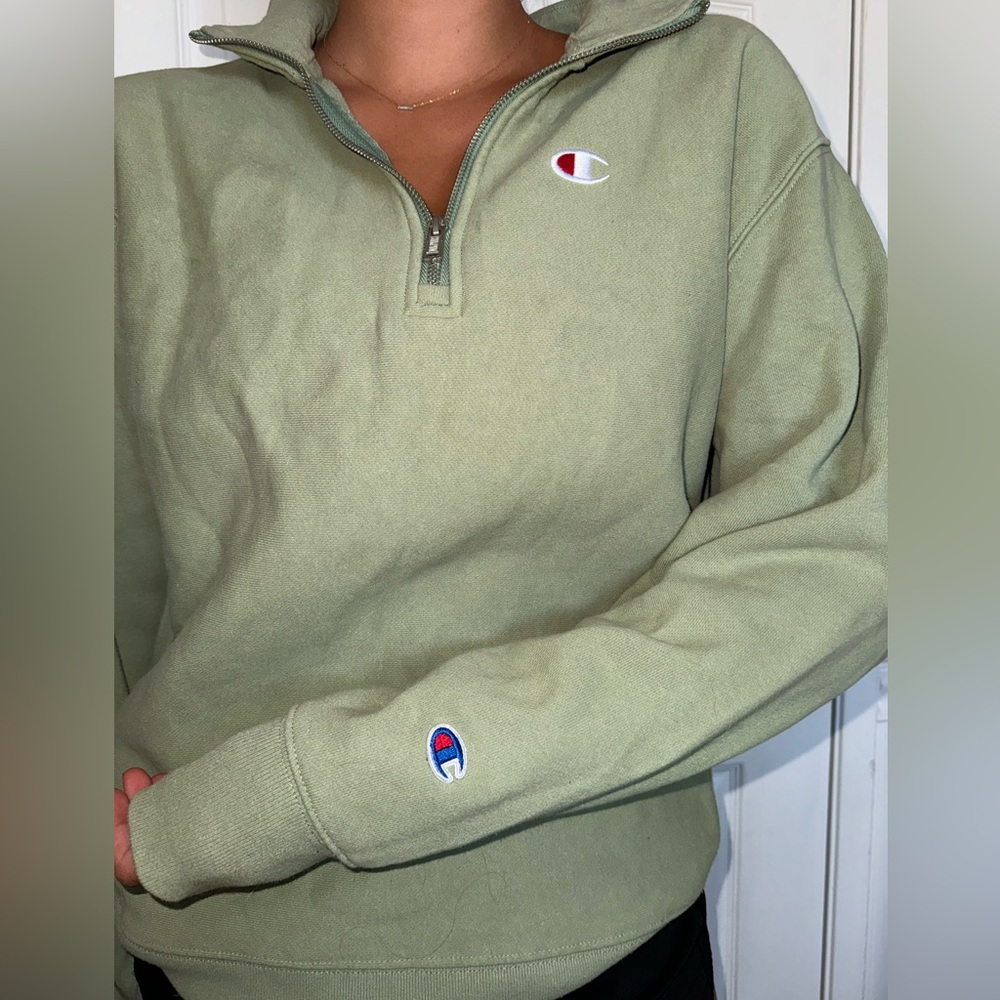 Champion reverse weave quarter zip